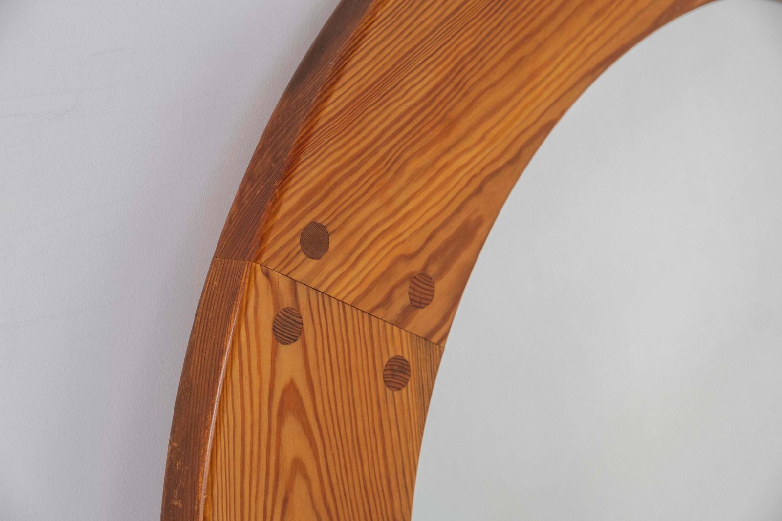 Rare Mirror By Uno & östen Kristiansson For Luxus Möbelfabrik Sweden 1960s photo vinterior