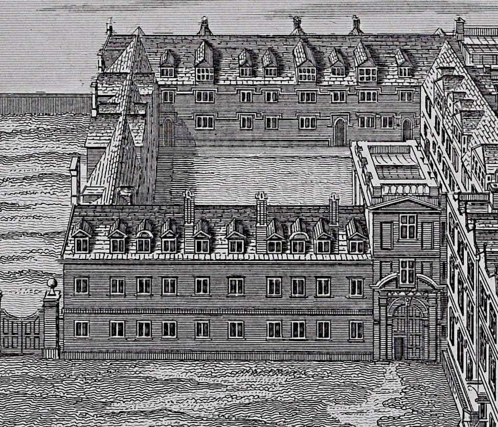 Joseph Skelton Pembroke College, Oxford Engraving By Joseph Skelton After G Vertue 1818 photo Art