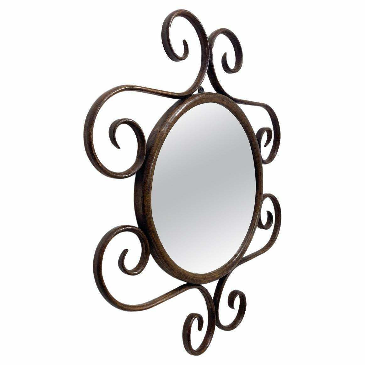 Bentwood Mirror By Thonet, 1900s