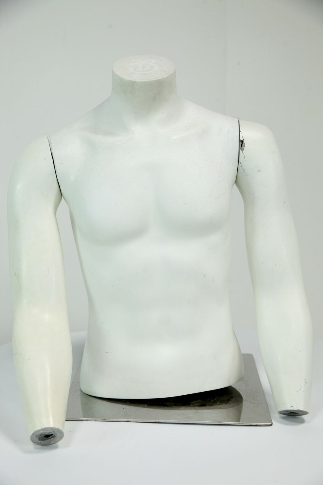 Male Mannequin With Chrome Stand Removable Arms Free Uk Delivery