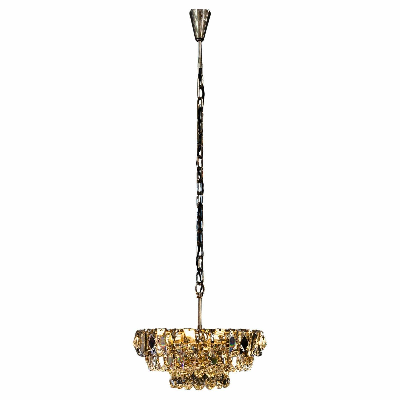 High Quality Bakalowits Chandelier Vienna Around 1950s