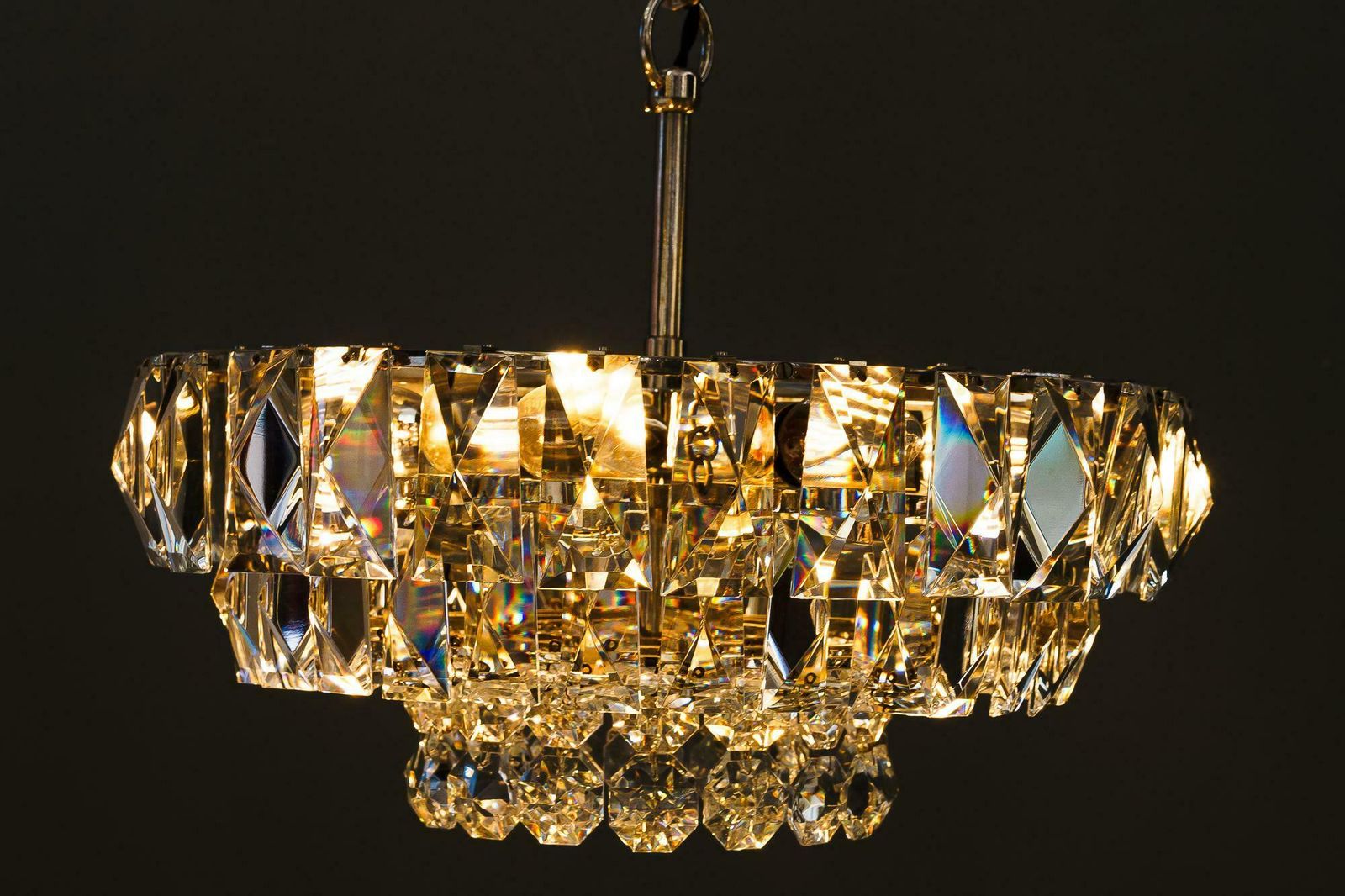 High Quality Bakalowits Chandelier Vienna Around 1950s photo buy