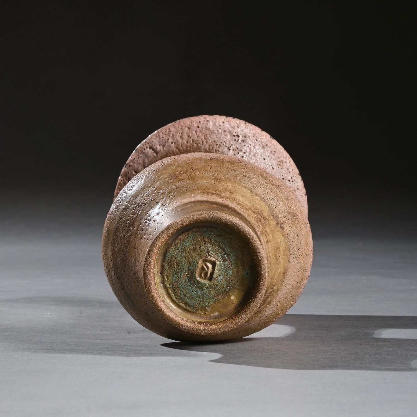 Lucie Rie Vase With Flaring Lip Mixed Stoneware Circa 1985 photo furniture