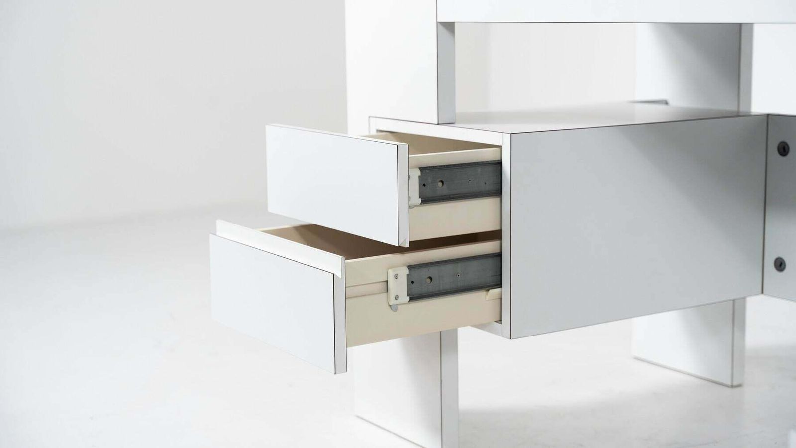 photo for sale Mid Century Modern Desk By Wim Wilson For Castelijn, 1960s