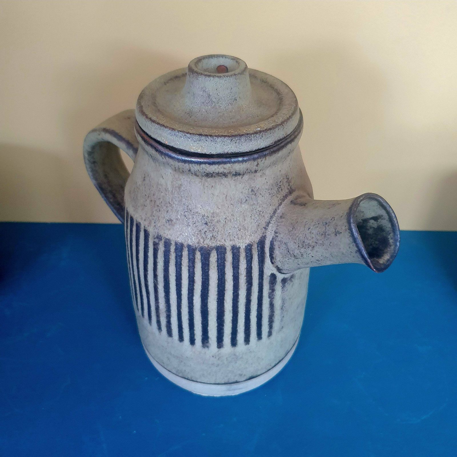 photo furniture Vintage Tremar Pottery Teapot And 6 Mugs, Cornish Ceramics, 1970s