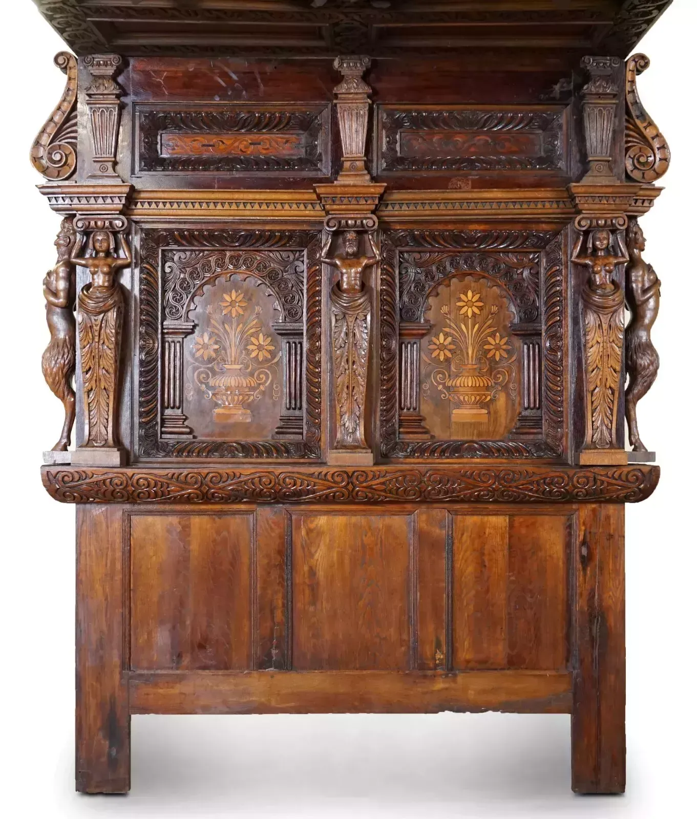 80000.0 Large & Important Antique Circa 1600 Charles I Documented English Oak Tester Bed photo
