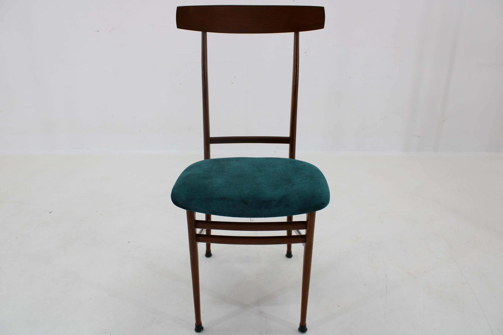 1960s Set Of Four Mahogany Dining Chairs, Italy photo Furniture