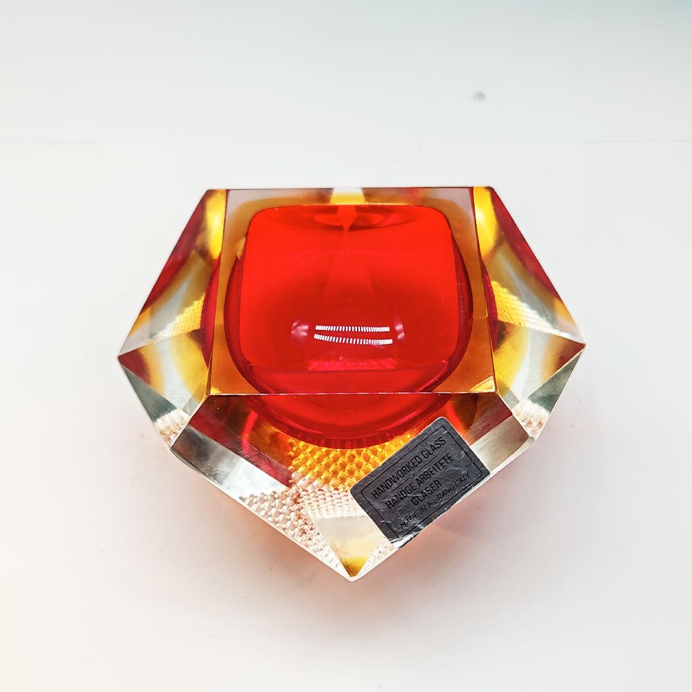 1960s Ashtray Or Catch All In Murano Glass By Flavio Poli For Seguso. Made In Italy. photo vinterior