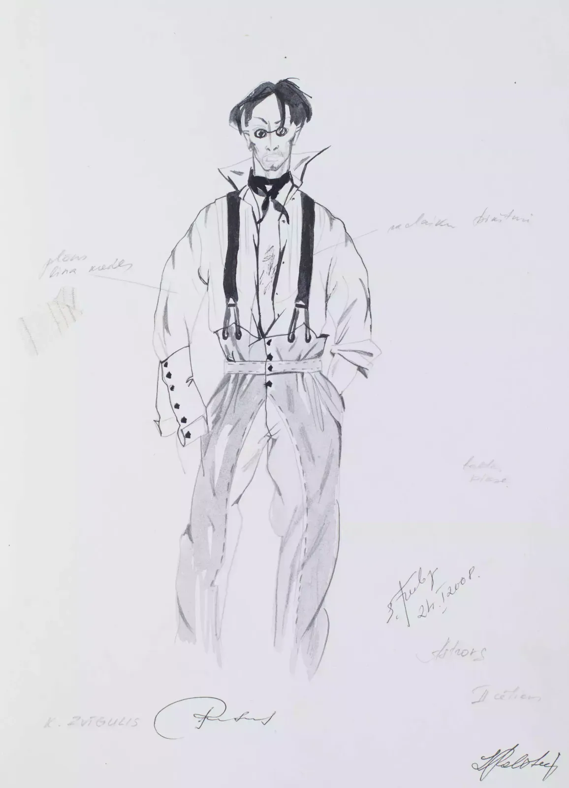 photo vinterior Collection Of Theatrical Costumes Theater Before And After The Premiere (13 Pcs.)