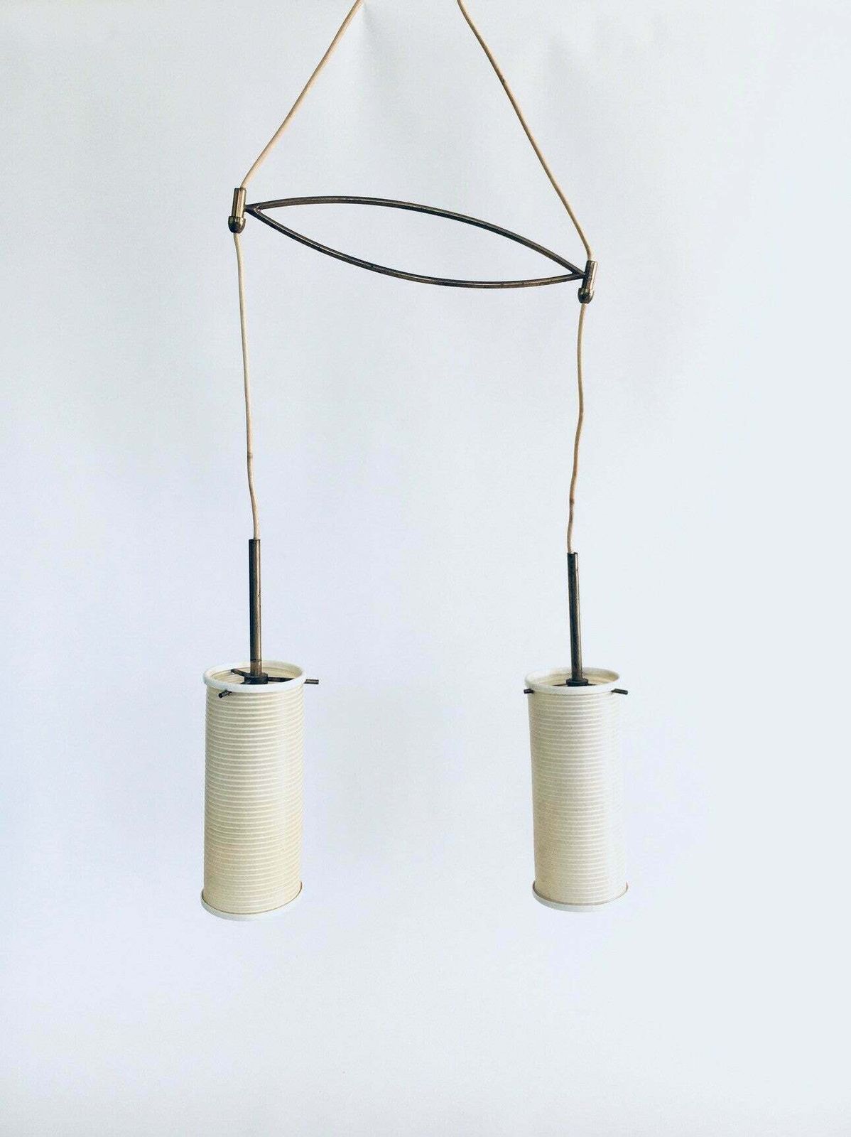 photo for sale Rotaflex Dubbele Hanglamp, Ca. Jaren 1950