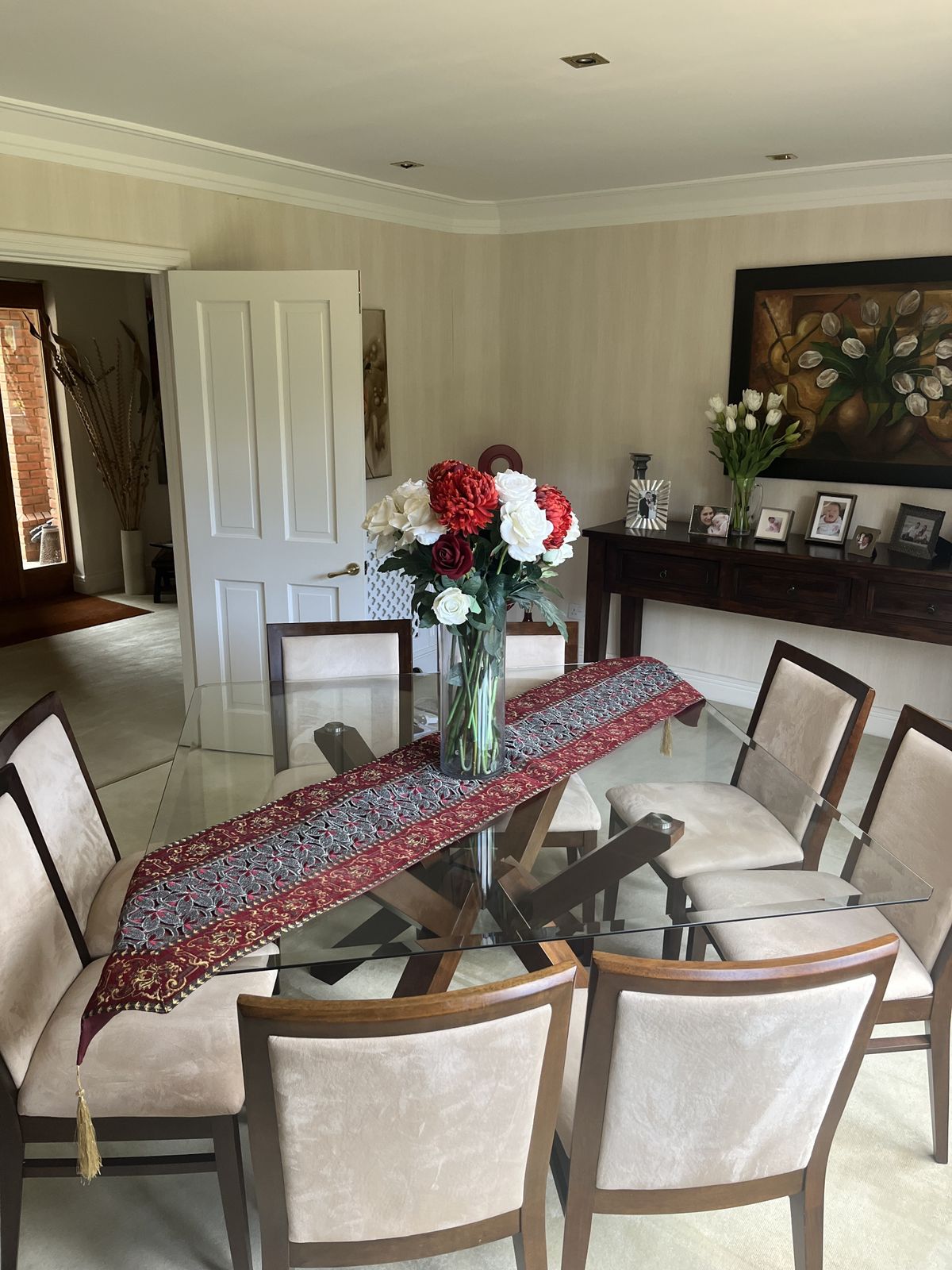 Glass Dining Room Table photo furniture