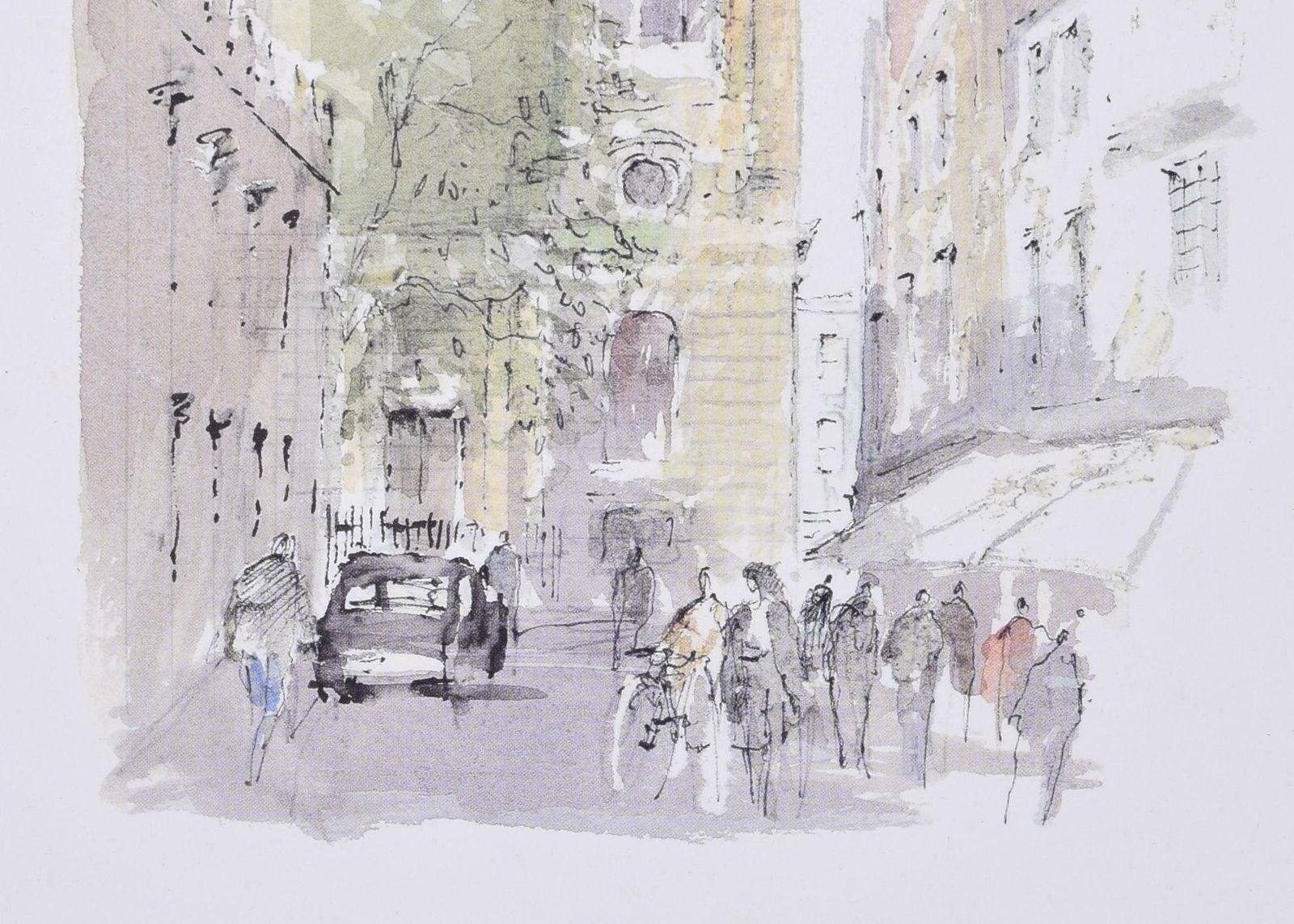 Hugh Casson Lincoln College, Oxford Lithograph By Hugh Casson 1989 photo 350.0