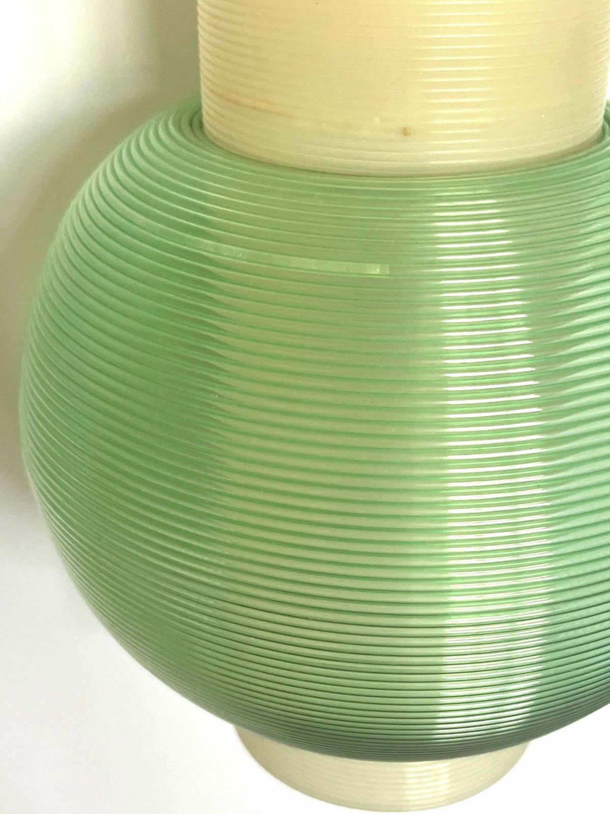 photo for sale Rare Mid Century Modern Rotaflex Pendant Lamp By Yasha Heifetz USA 1960s
