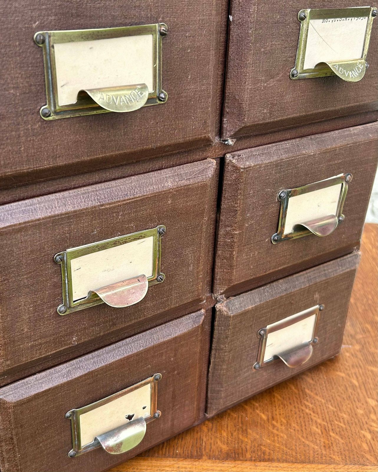 1960s Ply Six Drawer Cabinet Specimen Collectors Library Card Industrial Antique Vintage Haberdashery Storage photo buy
