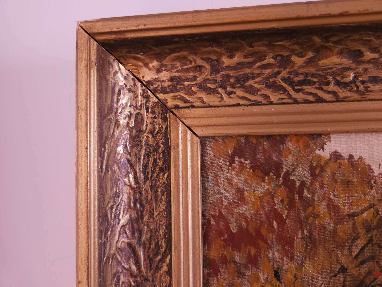 Large And Striking, Framed Oil On Canvas, Signed By Artist Dobryansky photo Art