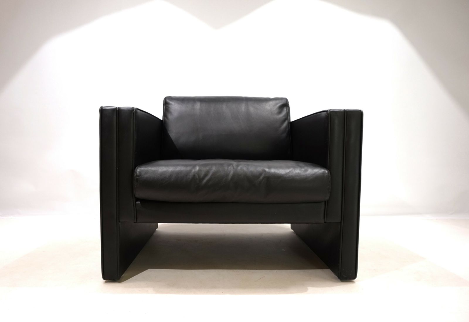 Knoll Studio Line Leather Armchair By Jürgen Lange, 1970 photo for sale