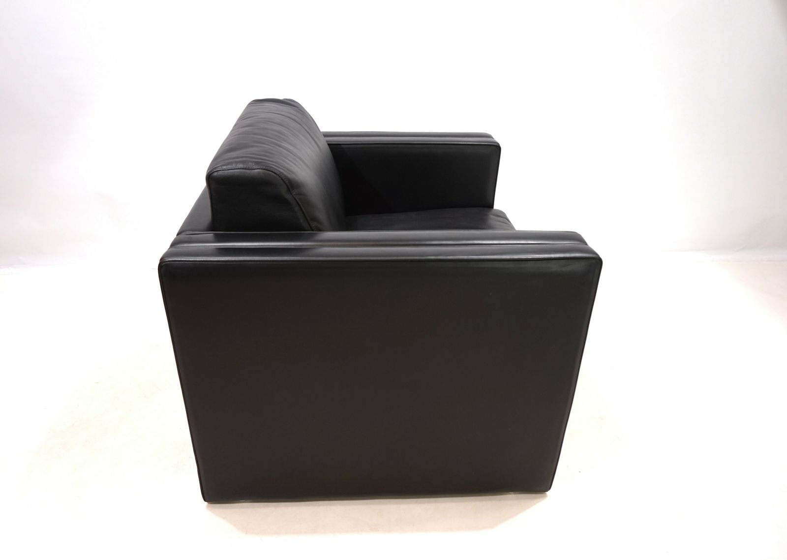 photo vinterior Knoll Studio Line Leather Armchair By Jürgen Lange, 1970