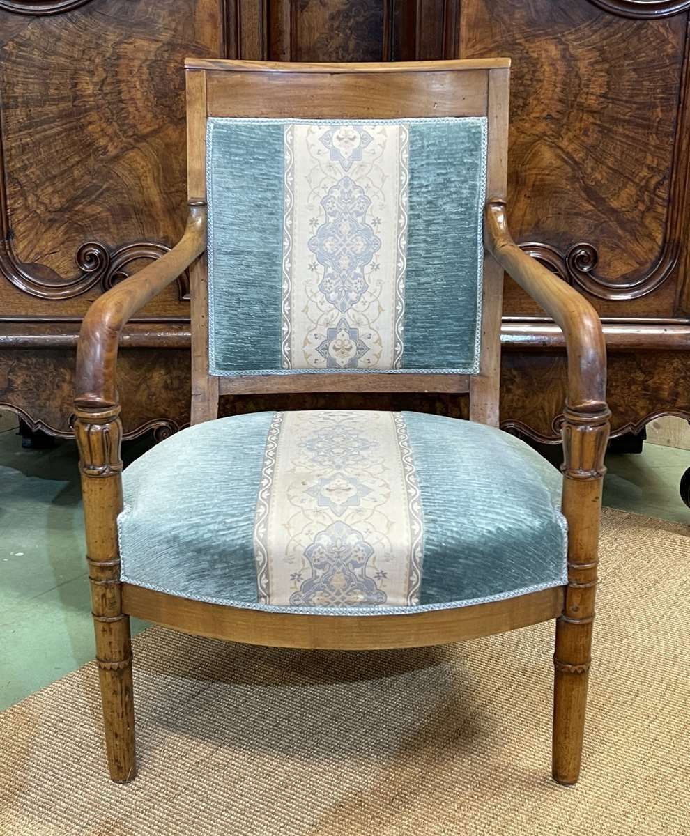 Restoration Period Armchair In 19th Century photo vinterior