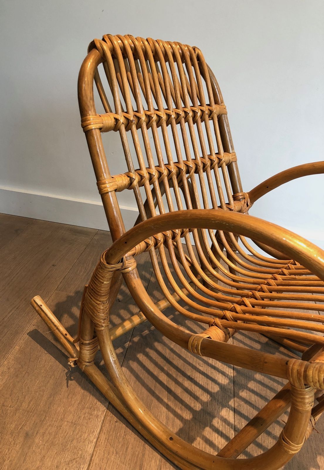 Rattan Children's Rocking Chair photo vinterior