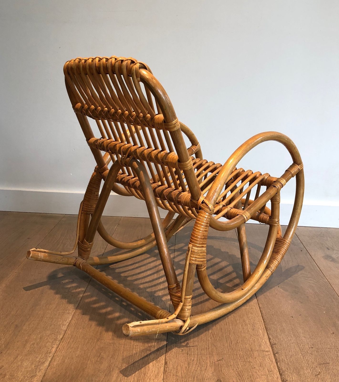 photo for sale Rattan Children's Rocking Chair