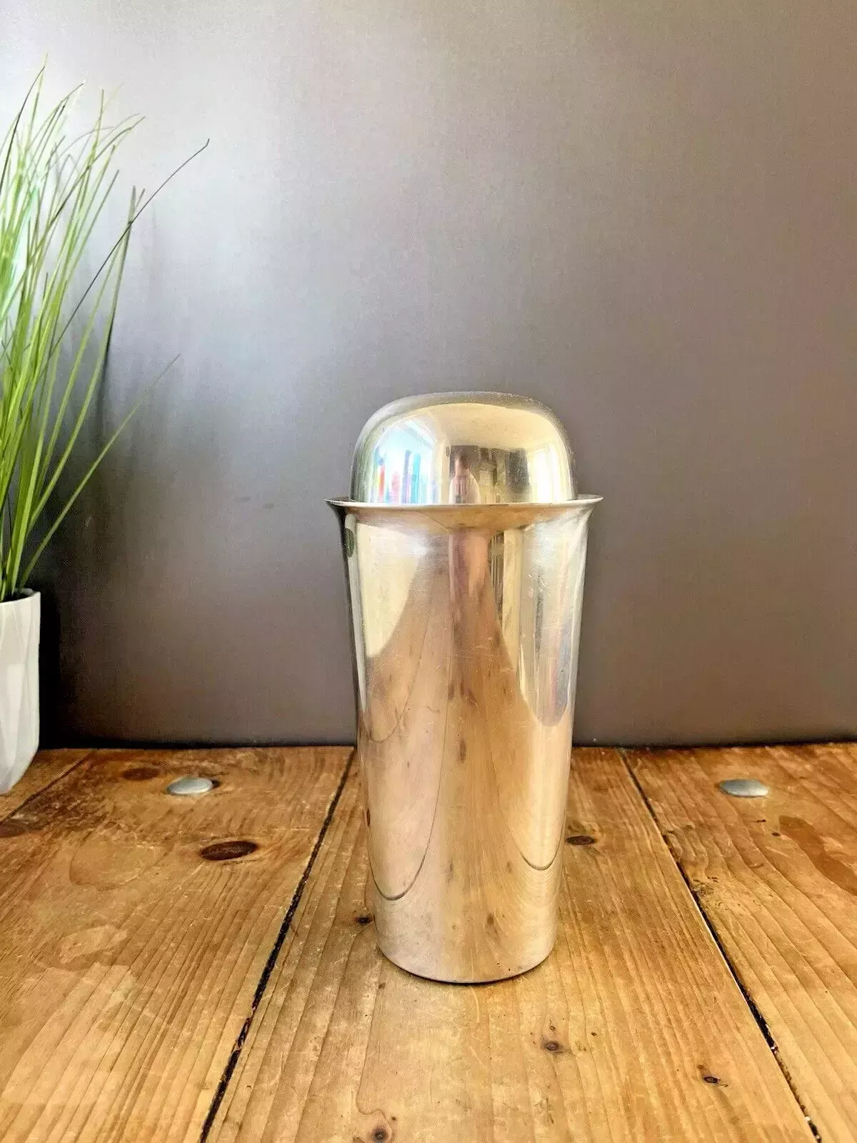 Swedish Art Deco Gab Streamline Silver Plated Cocktail Shaker Bar Cabinet Gense photo furniture