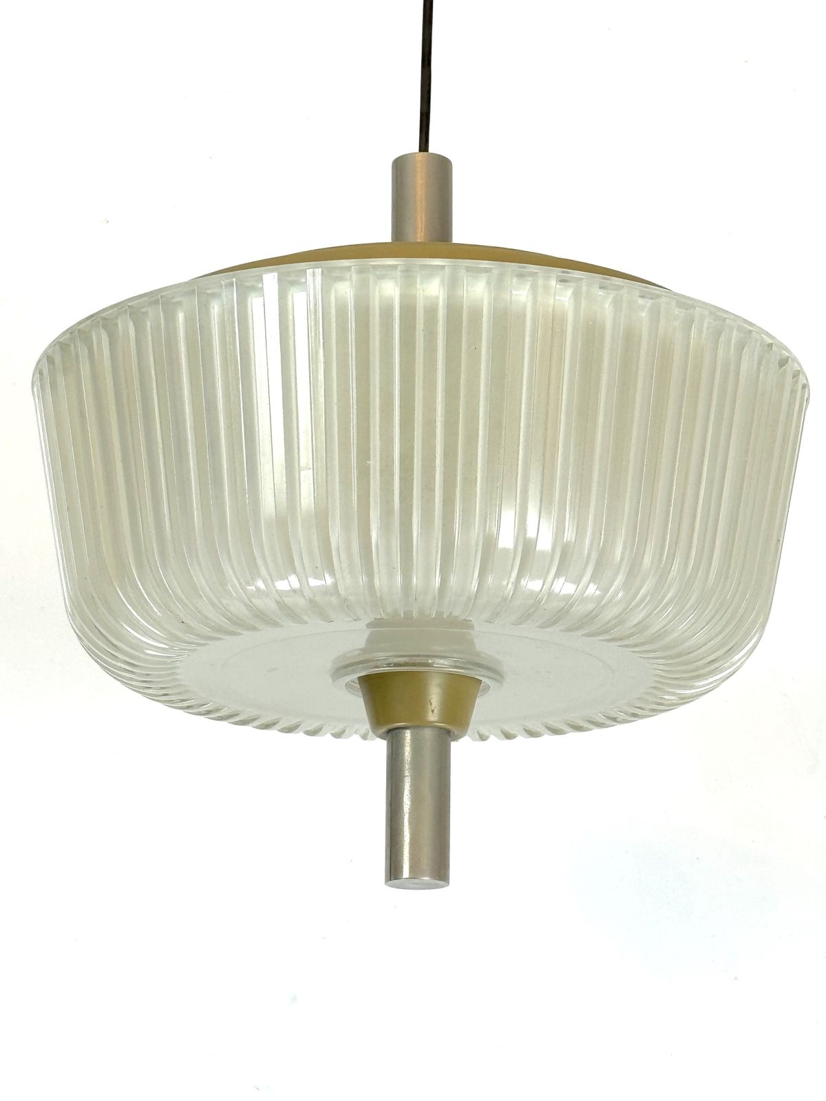 Seguso, Art Deco Glass And Metal Chandelier From 40s. photo furniture