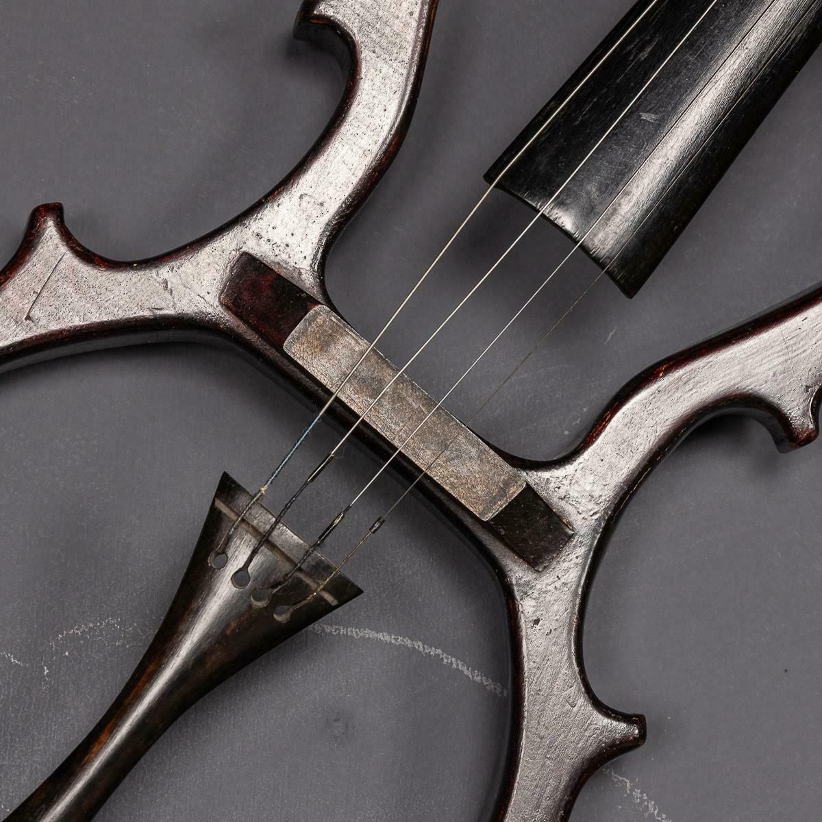 Antique 20th Century Victorian Practice Skeleton Violin C.1900 photo Home Decor