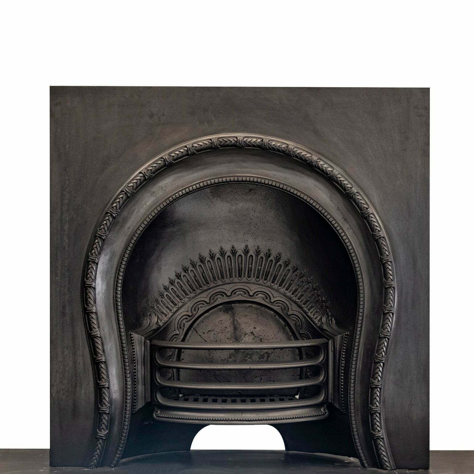 Antique Victorian Cast Iron Horseshoe Insert | Pair Available