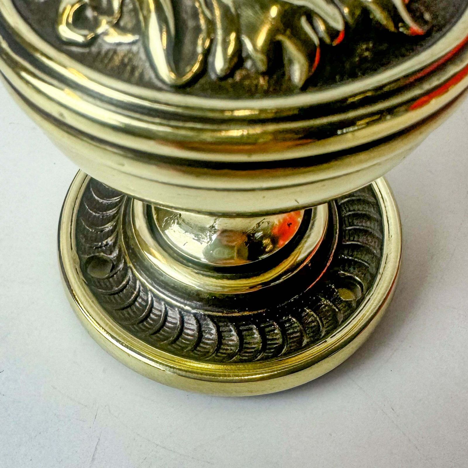 Art Nouveau Brass Door Pull Handles | Set Of 8 photo Home Fixtures