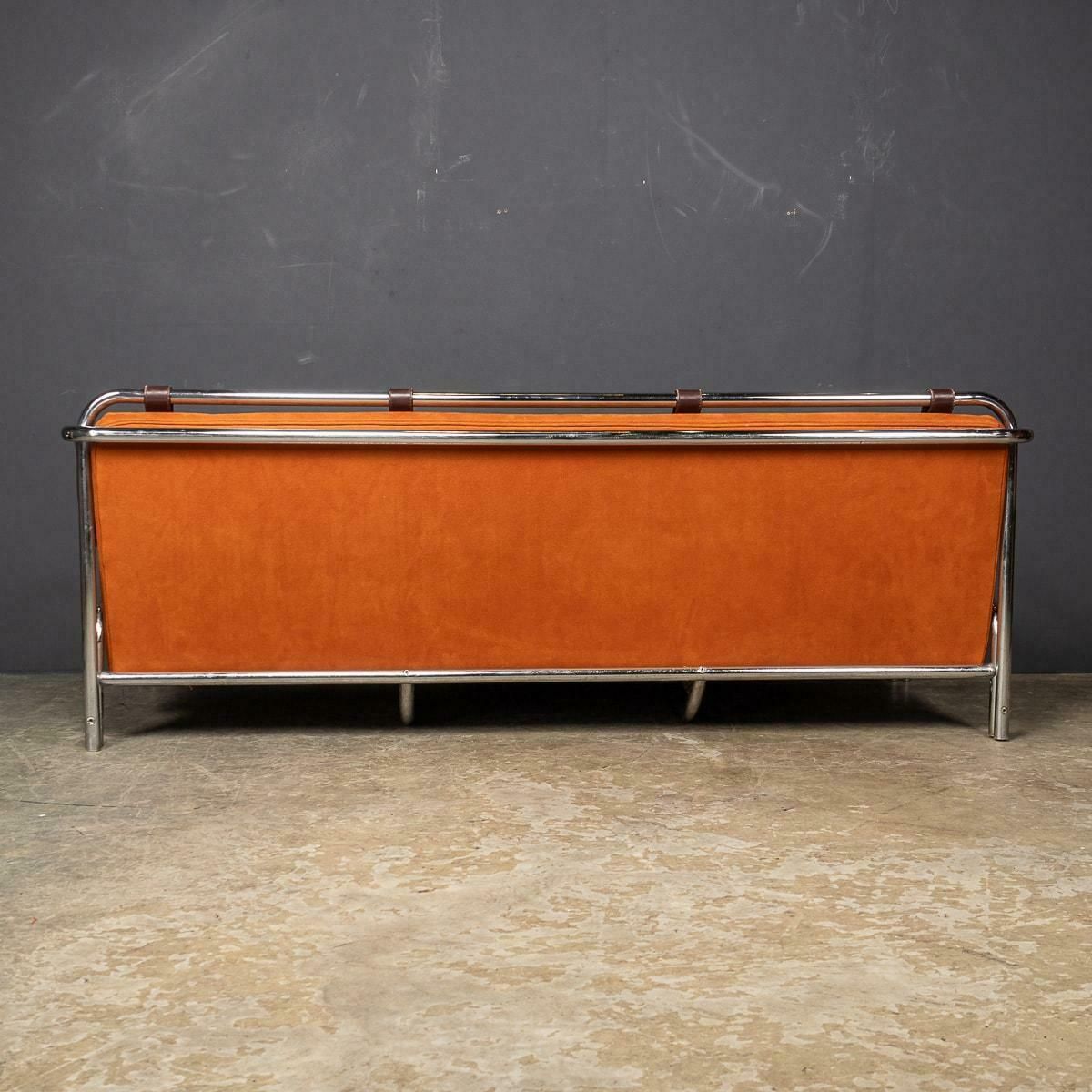 A 20th Century Italian Brown Leather Sofa By Gae Aulenti For Poltronova C.1962 photo Furniture