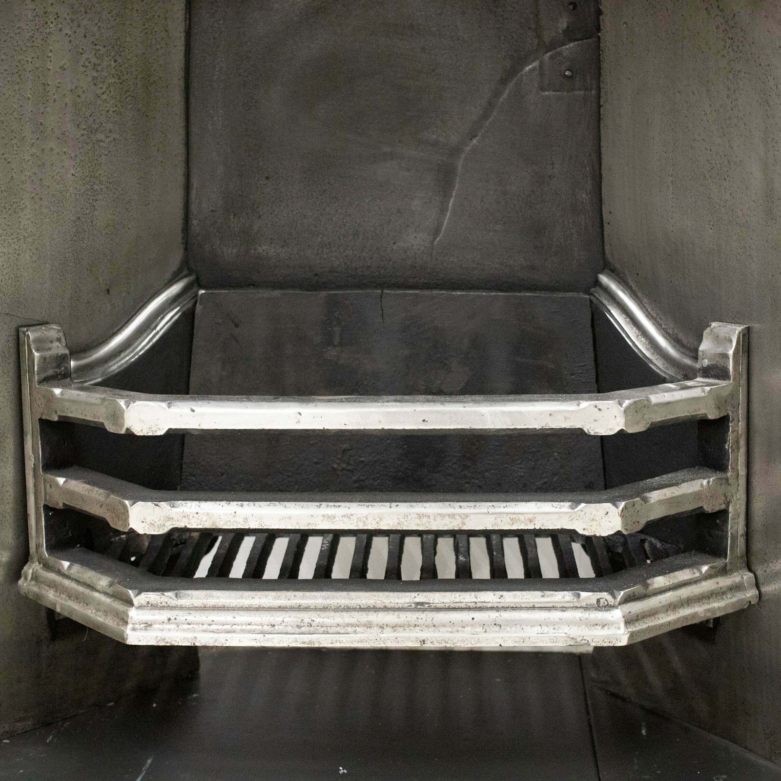 Antique Cast Iron Georgian Fireplace Insert photo for sale