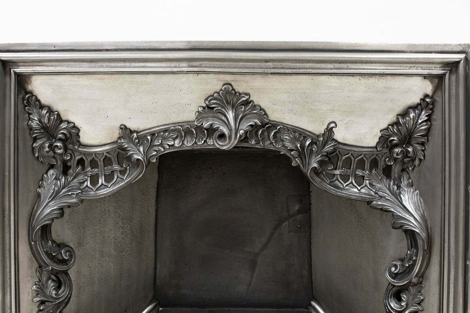 photo for sale Antique Cast Iron Georgian Fireplace Insert