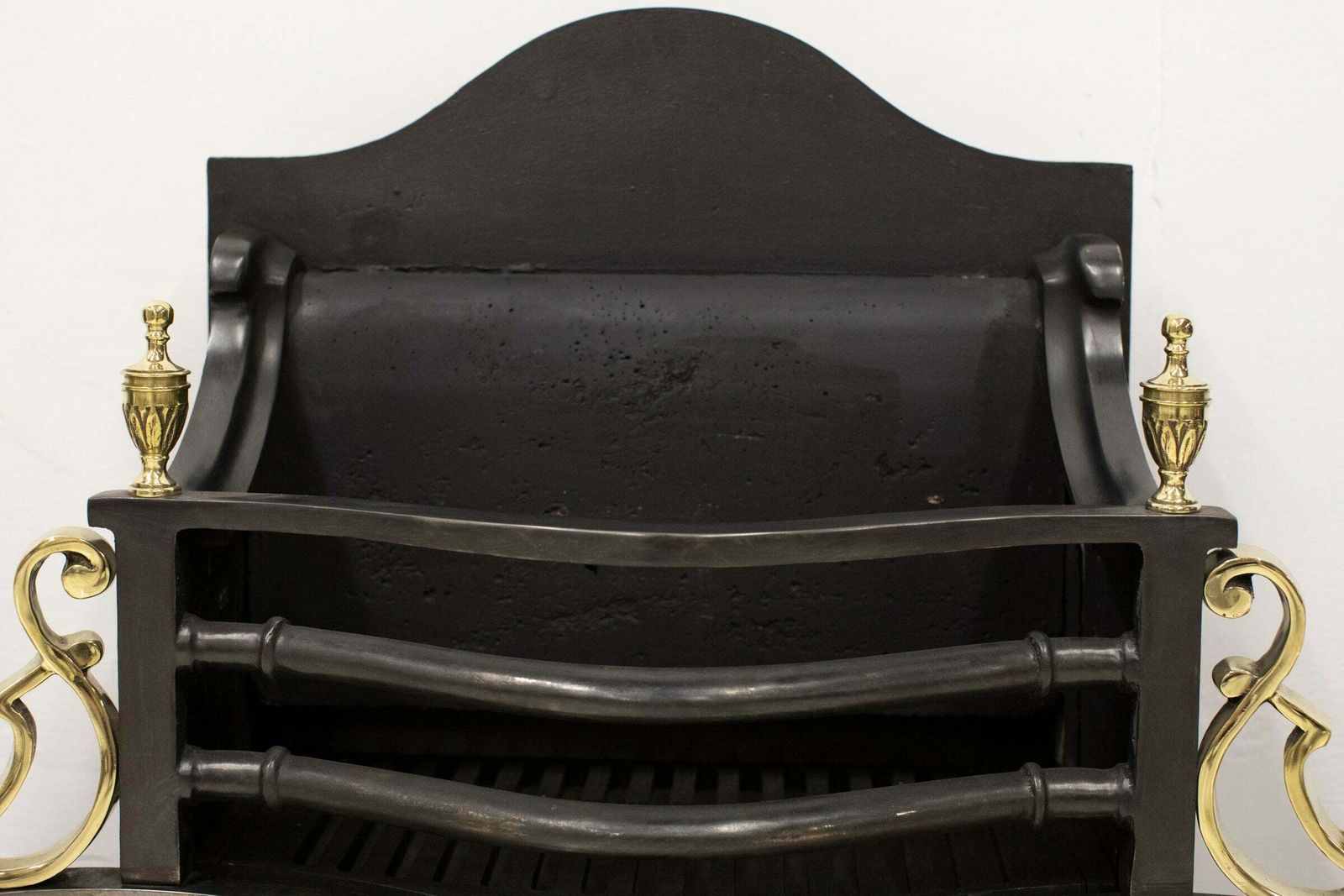 Reclaimed Cast Iron And Brass Fire Basket photo buy