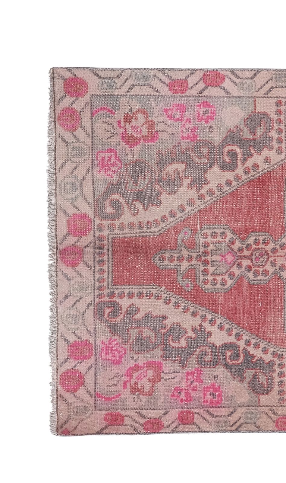 1960s Vintage Turkish Hand Knotted Area Rug photo 550.0