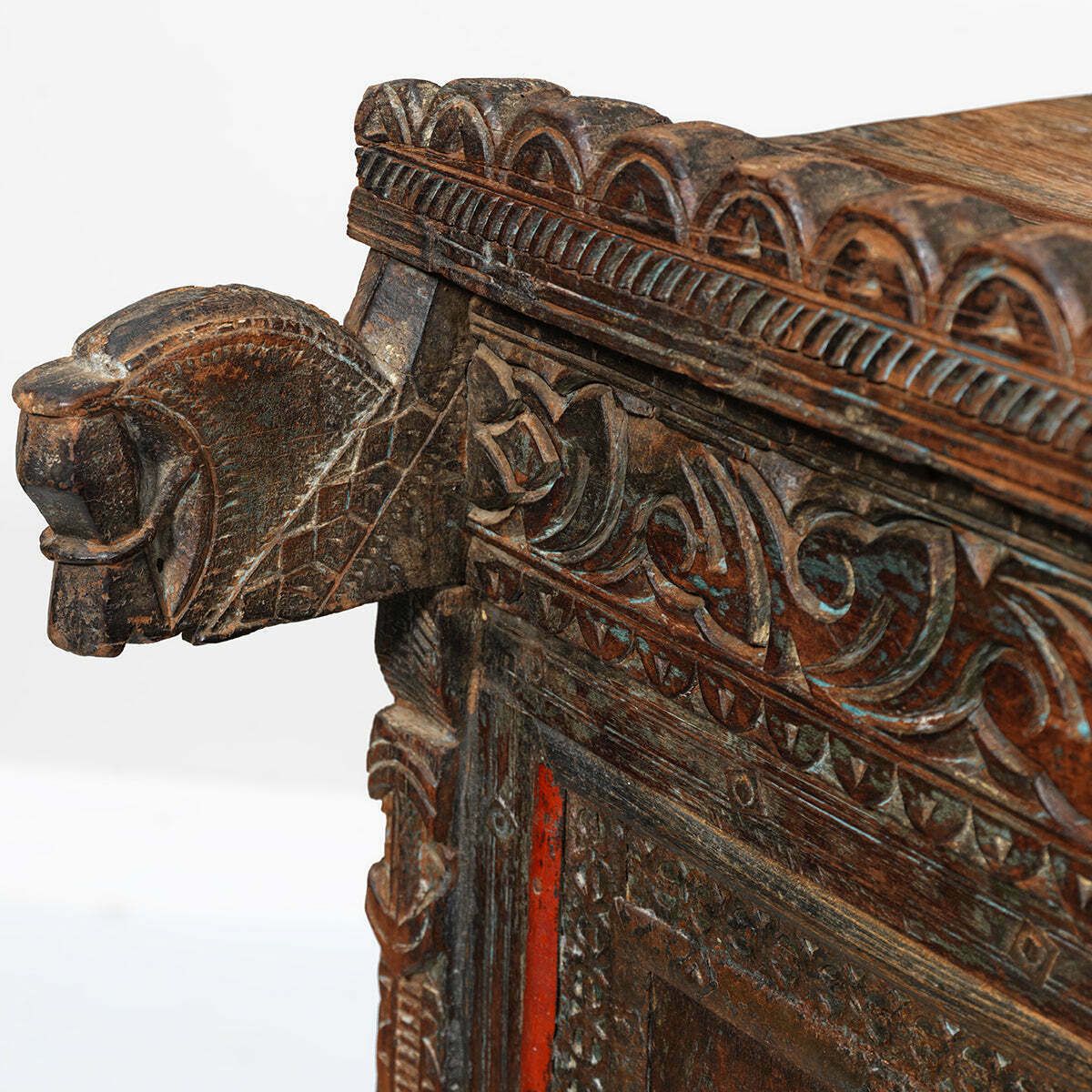 Antique Carved Wooden Damchiya photo buy