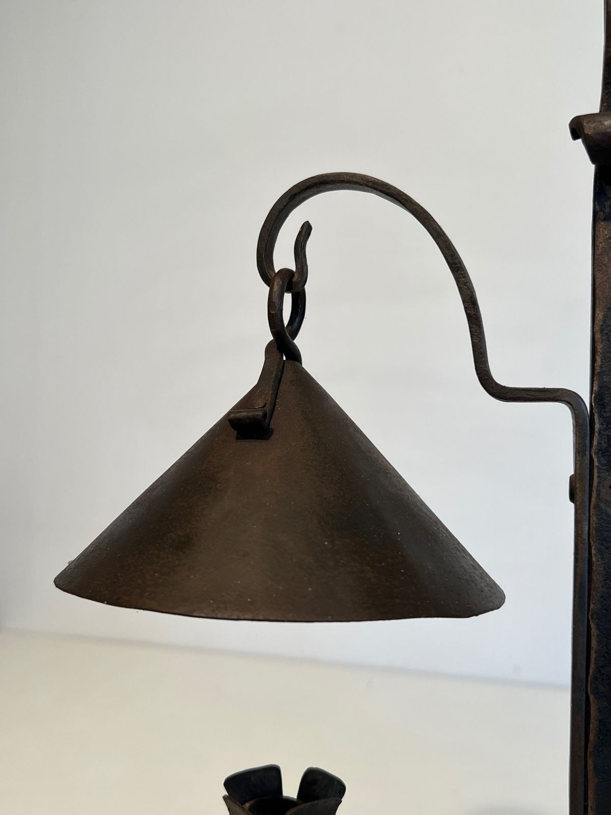 Wrought Iron Candelabra With 2 Lights photo 980.0