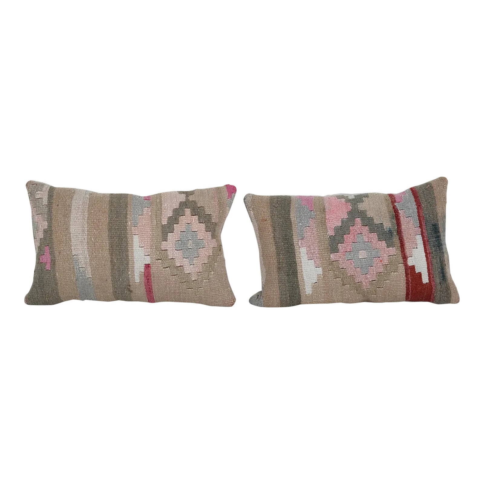Turkish Kilim Pillow Cover   A Pair