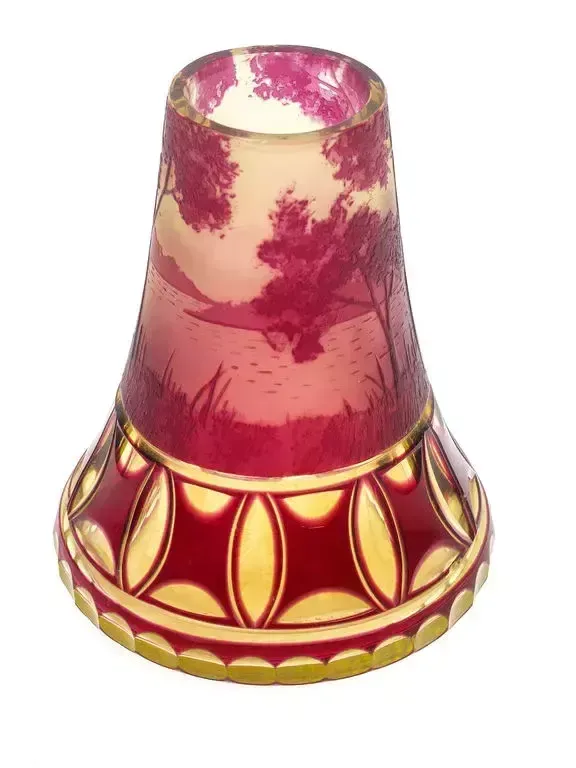 Glass Vase Carl S Lambert, Early 20th Century photo 529.0