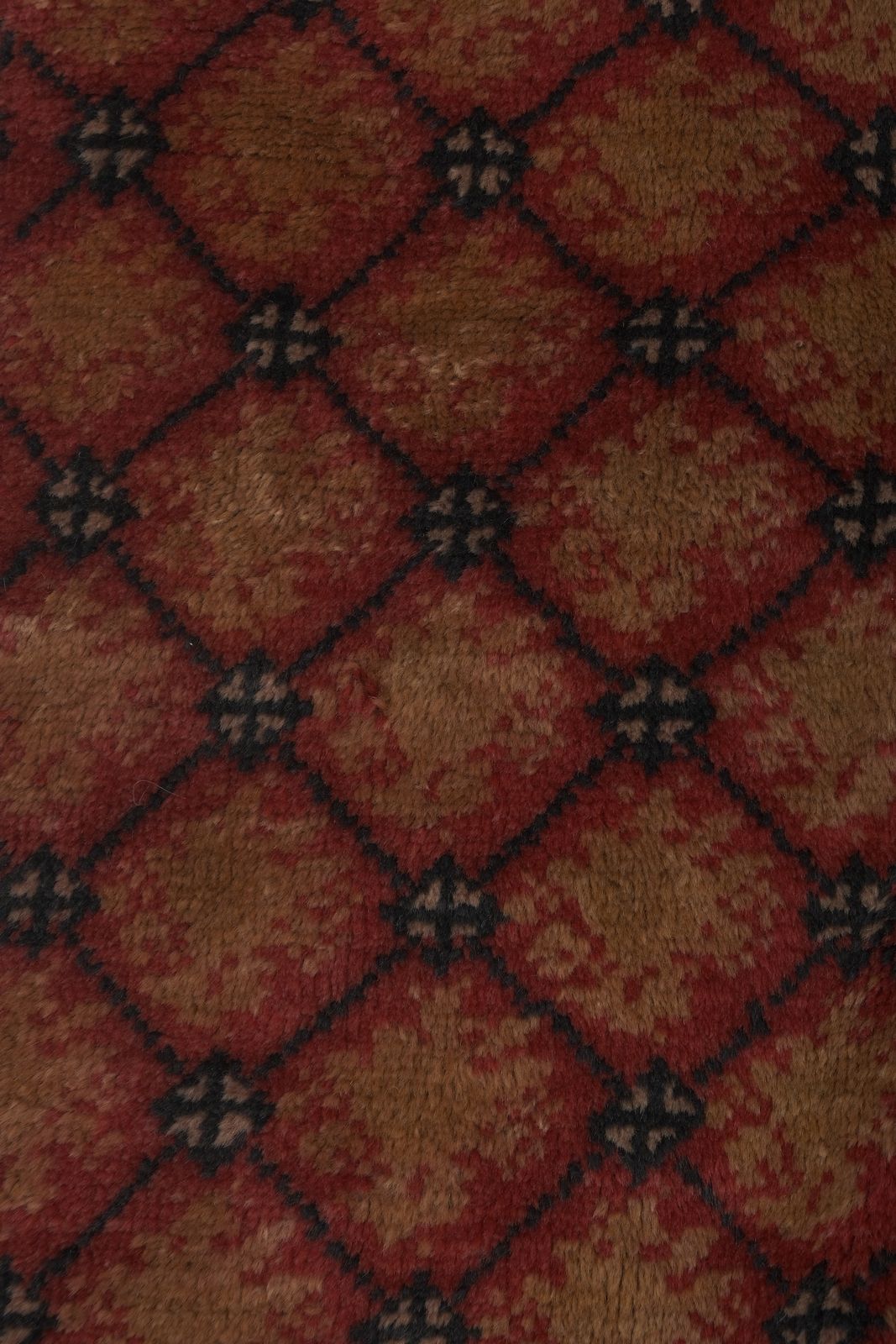 Textiles Turkish Karapinar Red Tulu Rug 4'3" X 5'7" photo