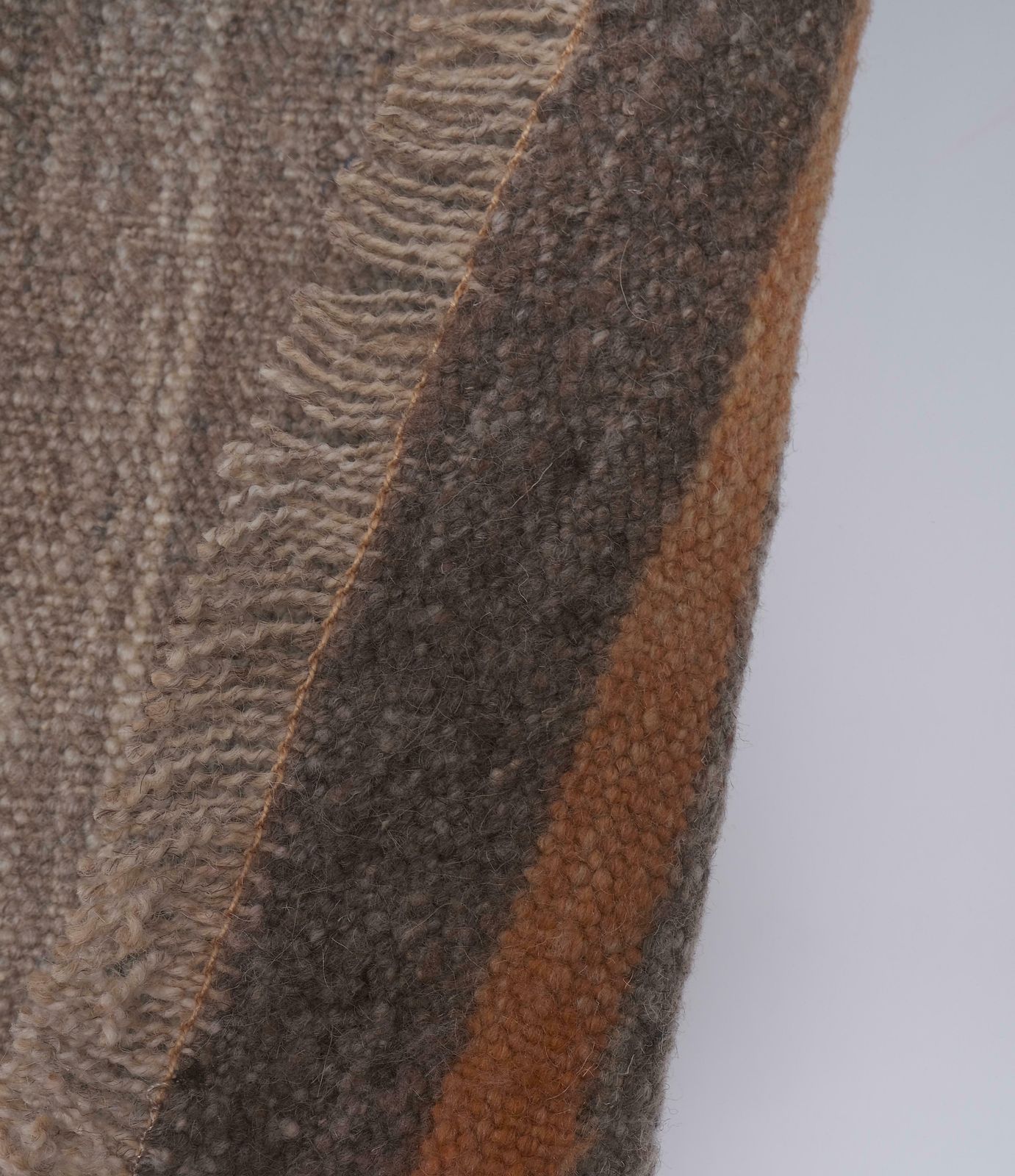 1960s Vintage Gray Turkish Hemp Kilim Runner 2'4'' X 9'12'' photo buy