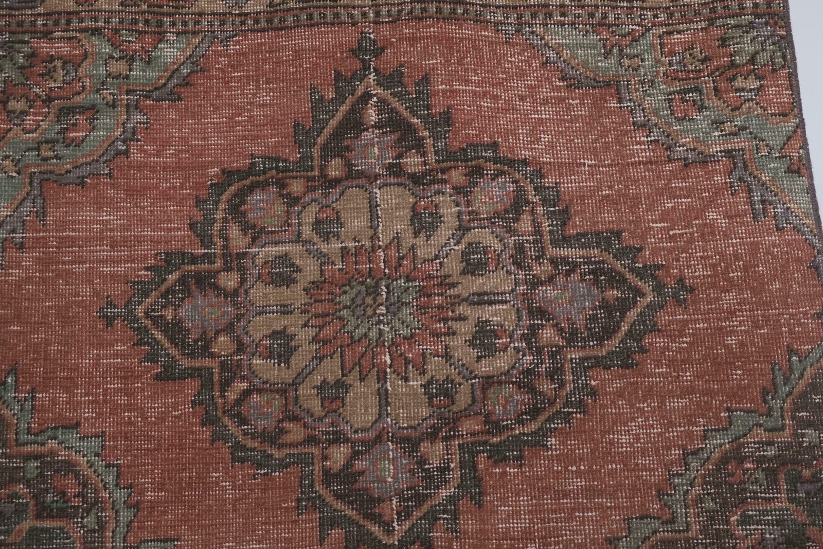 photo furniture 1960s Vintage Turkish Hand Knotted Runner 3'2'' X 11'11''