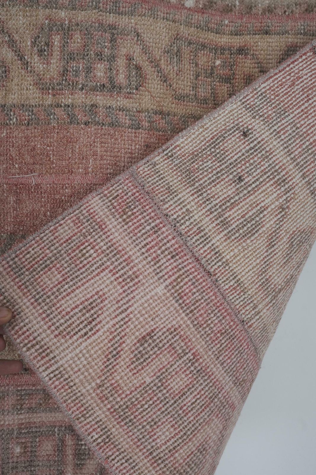 Textiles Kurdish Hand Knotted Tribal Halway Rug 2'8" X 12' photo