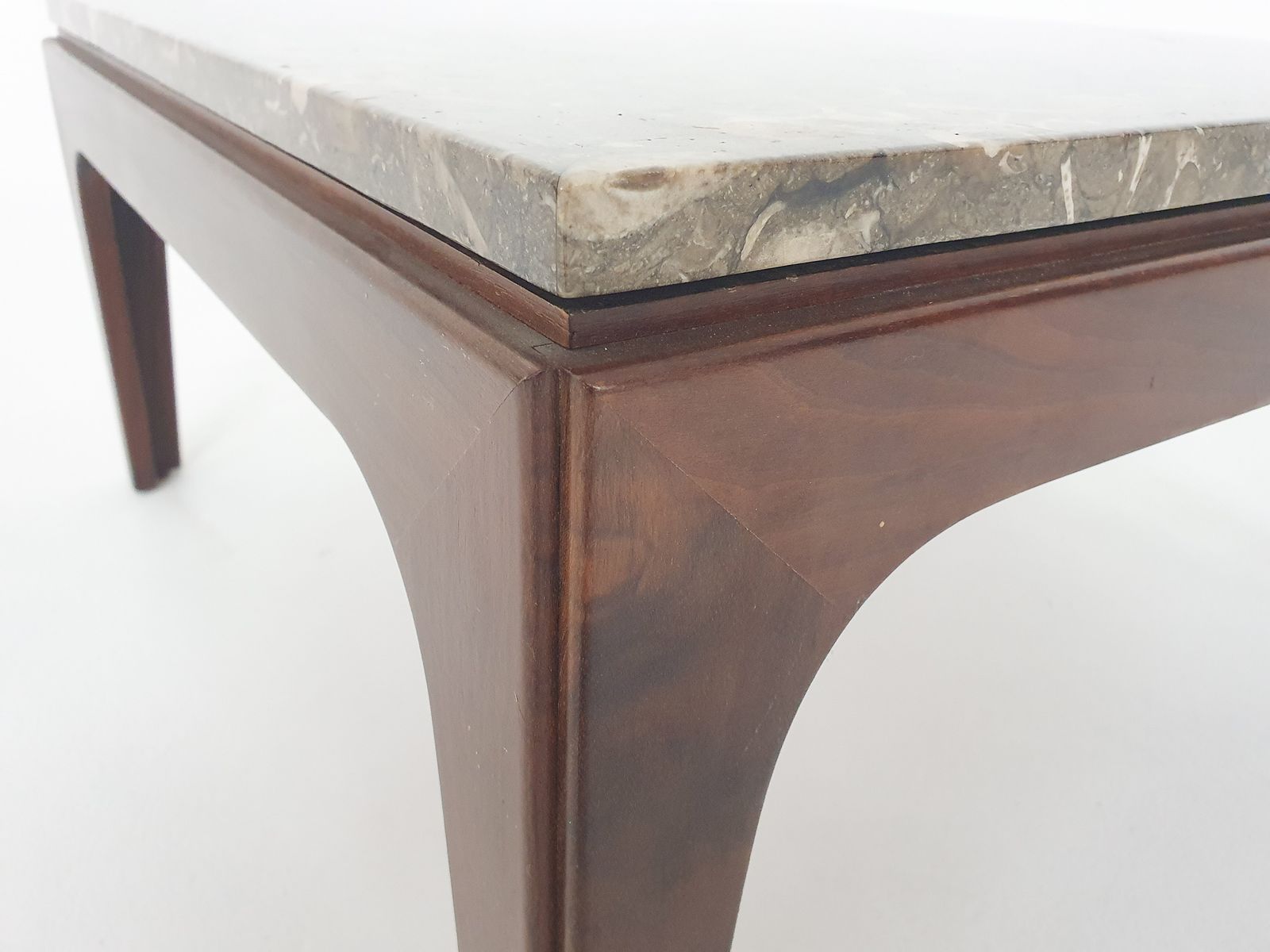 Mid Century Salontafel Met Fossielensteen photo 551.0