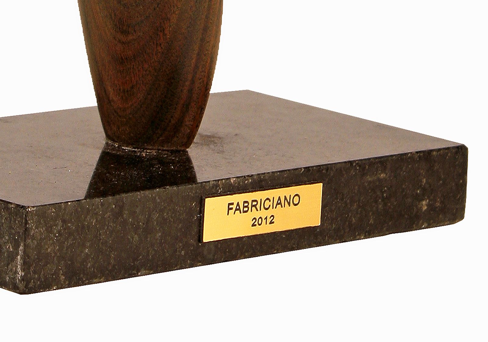 2012 Argentine Biomorphic Wood Abstract Sculpture With Black Marble Base By Artist Fabriciano Gómez photo 1050.0