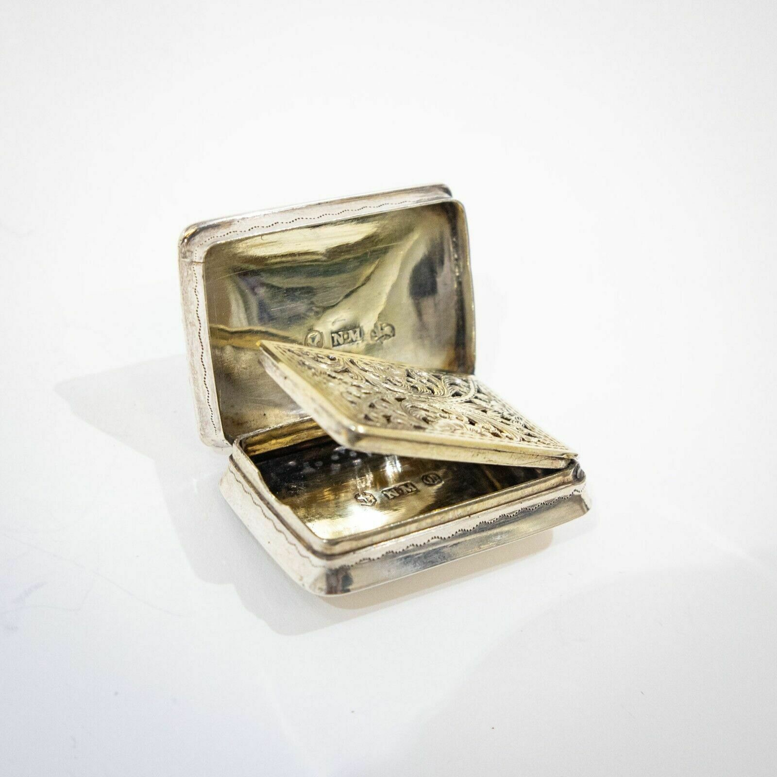 Victorian Silver Vinaigrette By Nathaniel Mills photo Home Decor