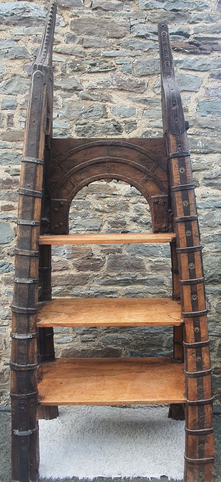 Antique 19th Century Ox Cart Shelf