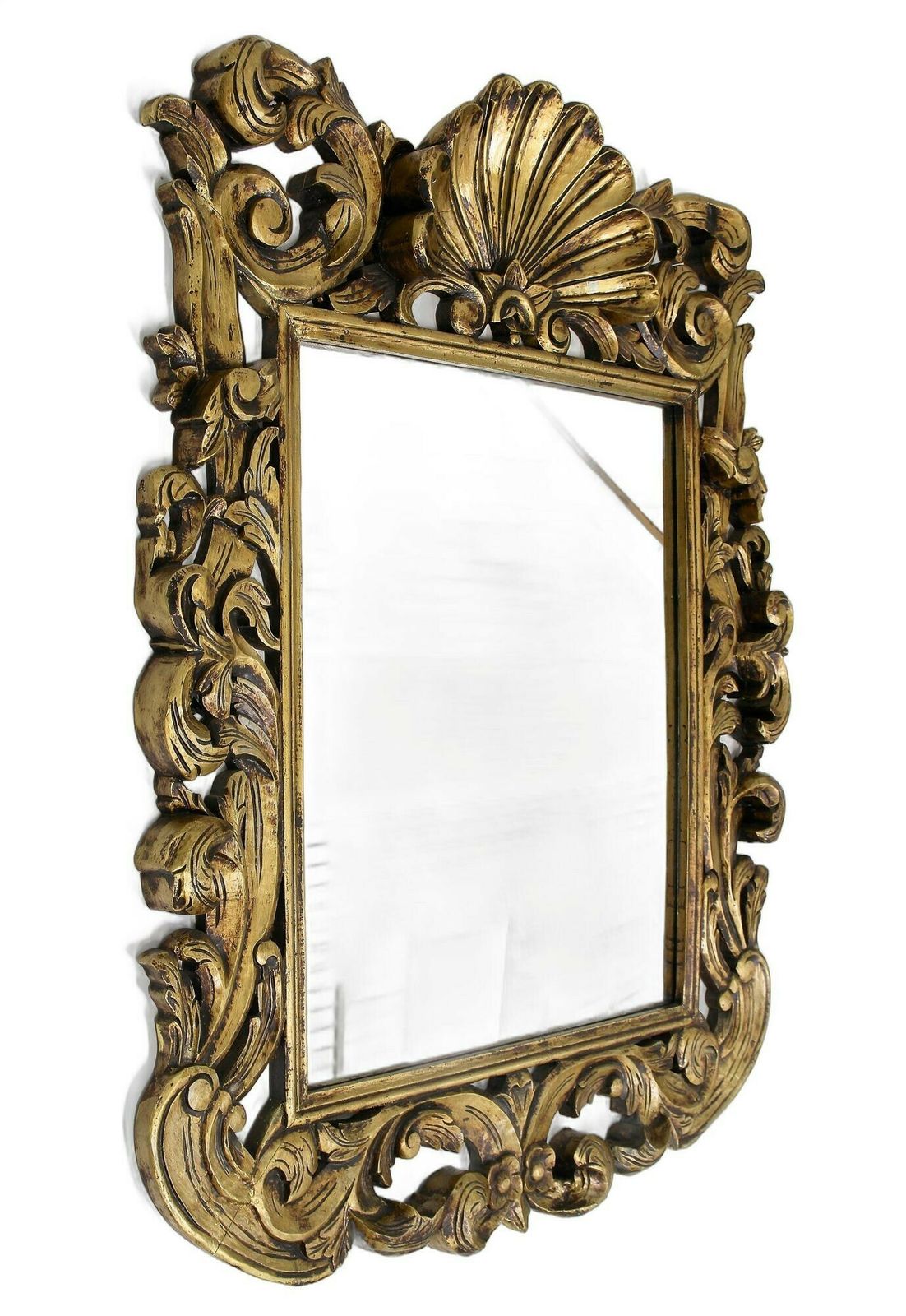 Mid Century Italian Gilt Florentine Wall Mirror, Italy Circa 1940/50 photo furniture