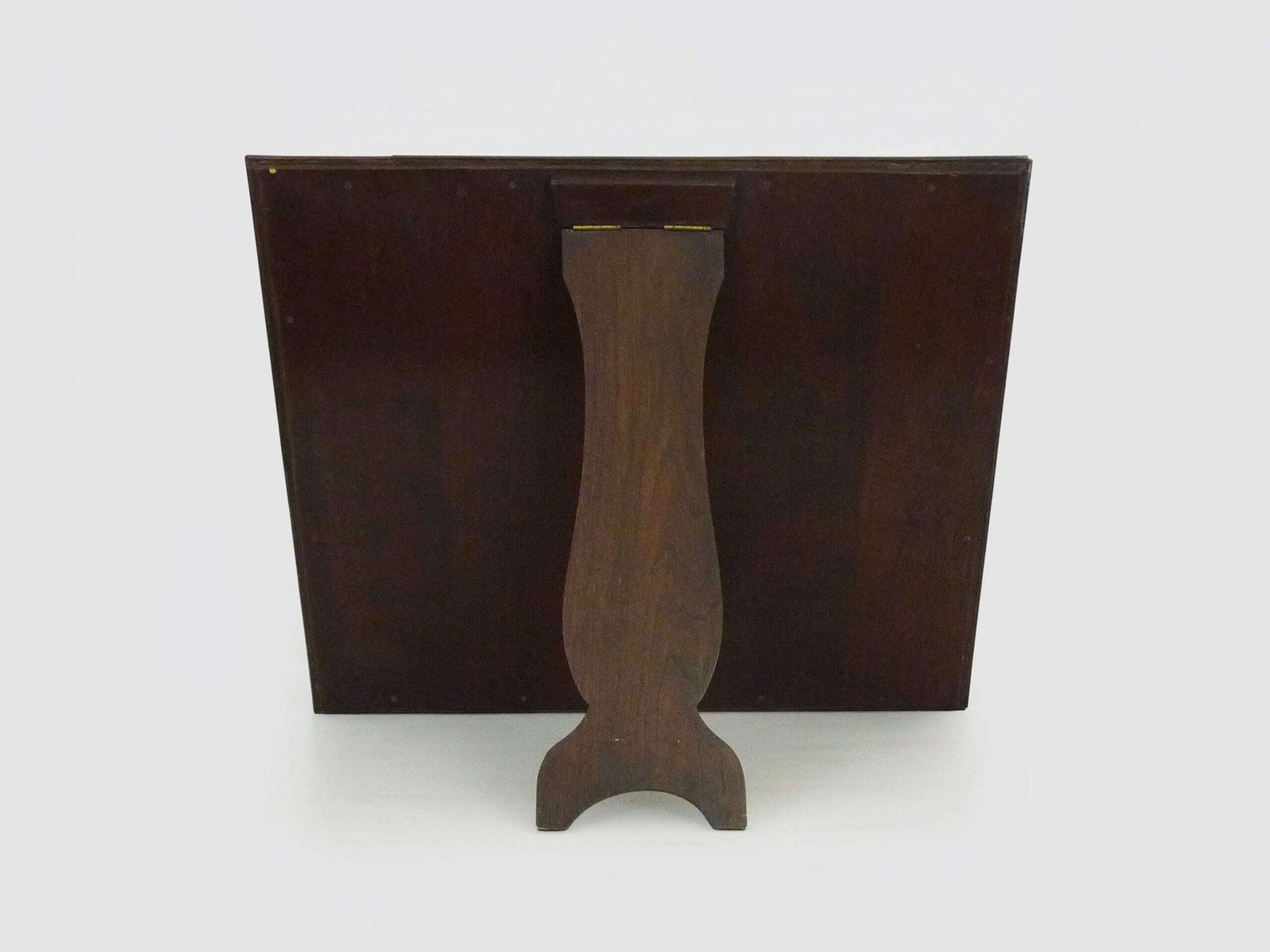 Very Large Psyche Mirror In Walnut Wood. Orthodox Bible Mirror. 19th Century. 53x63 Cm   20.86x24.80 " photo vintage
