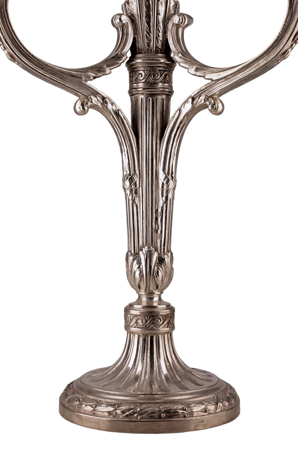 Pair Of Early 20th Century Plated 3 Arms Candelabras From France By The Company Christofle photo vinterior