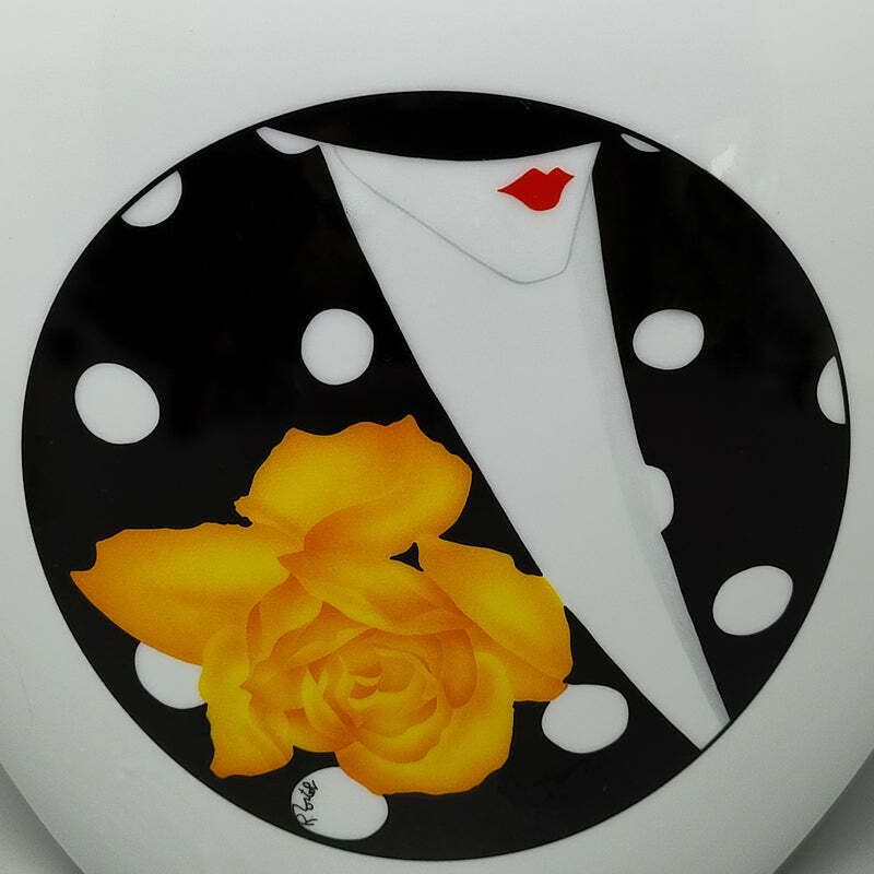 1970s Gogeous Porcelain Vase By R. Ortol For Limoges. Made In France photo buy